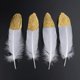 thumbnail image 4 of 40 piezas de decoraciones de plumas con infusión de platino, perfectas para ropa, sombreros, fiestas de decoración del hogar, bodas, cumpleaños. Xemadio LHH-0736, 4 of 5