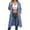 Blue, variant on Women's Jacket Winter Warm Long Hooded Zip Up Coat Soft Loose Outerwear Casual Pullover Sweatshirt Comfortable Stylish Junior Outerwear Women's Jacket Aubergine Vest