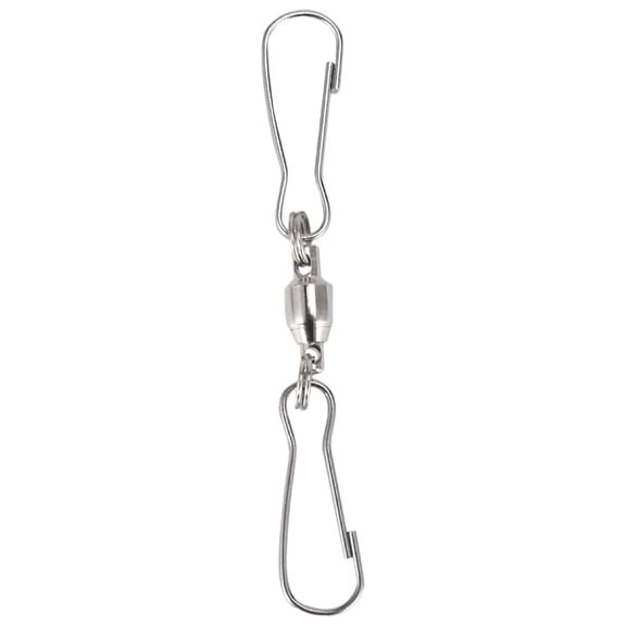 8 Pack Double Clip Swivel Hooks for Wind Spinners, Windsock, Bird Feeders, Chimes Crystal Twisters Party