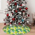 thumbnail image 5 of Yiaed Cartoon Koala Bear and Leaf Print Christmas Tree Skirt , Tree SkirtsTree Mat for Christmas Winter Holiday Indoor Decorations-36", 5 of 7