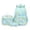 Daisy B/Green, variant on AoDai Daisy student schoolbag set, including lunch bag, easy to clean and wipe, large capacity backpack, suitable for teenagers