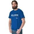 thumbnail image 5 of For Believer and Ever Religious Men's Graphic T Shirt Tees Brisco Brands S, 5 of 6