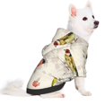 thumbnail image 2 of Fotbe Little Birds Sudadera con Estampado para Perros Pequeños – Suéter con Capucha para Mascotas, Tela Suave de Forro Polar con Bolsillo-Small, 2 of 7