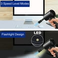 thumbnail image 3 of Cordless Air Duster Portable 51000 RPM Air Blower with Nozzle LED Light, 3 of 8