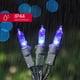 thumbnail image 4 of Cadena de luces LAMPHOME 100 Mini, azul, 6,6 m, para interiores y exteriores, 4 of 8