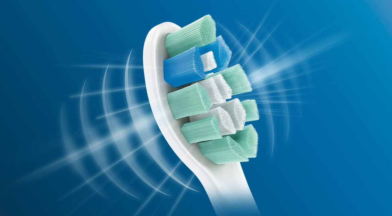 Philips Sonicare HX9023/65 Genuine C2 Optimal Plaque Control Toothbrush Head, 3 Pack, White