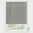 thumbnail image 4 of Cordless Light Filtering Mini Blind - 24 Inch Width, 64 Inch Length, 1" Slat Size - Grey - Cordless GII Morningstar Horizontal Windows Blinds for Interior by Achim Home Décor, 4 of 5