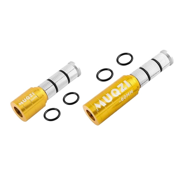 2 bolsas de aleación de aluminio para bicicleta, vástago de horquilla, cuello extendido, bicicletas de 1 1/8 "28,6mm 60 mm 30 mm Sharpla Elevador de manillar de bicicleta