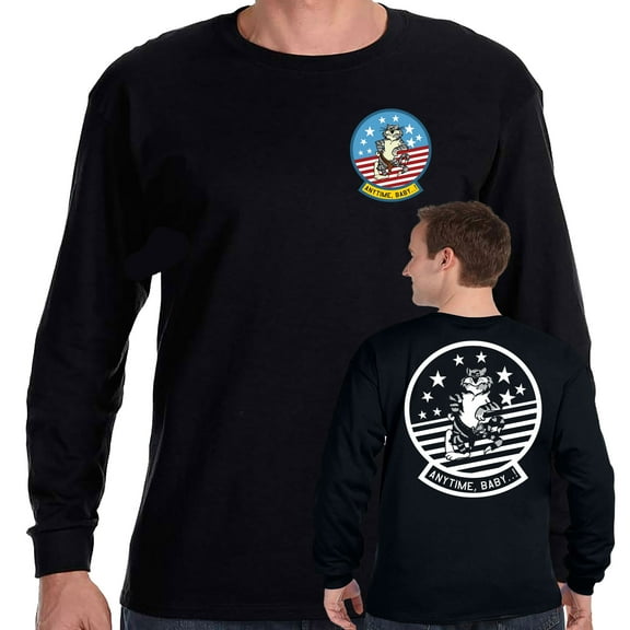 Tomcat Anytime Baby Double Sided With Sleeve Design Poly Blend Shirt-Medium