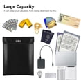 thumbnail image 4 of Fireproof Document Bag 13.4 * 10.8in Fireproof and Waterproof Money Bag Holder Durable Storage Pouch with Zipper Closure for Cash File Documents Jewelry Passport Valuables, 4 of 7