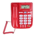 thumbnail image 4 of Teléfono De Escritorio Con Cable, Teléfono De Escritorio Con Cable Rojo Para Personas Mayores Para Oficina, 4 of 7