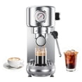 thumbnail image 1 of Máquina de espresso atatix EM3111 de 20 bares con espumador de leche 1300 W, 1 of 9