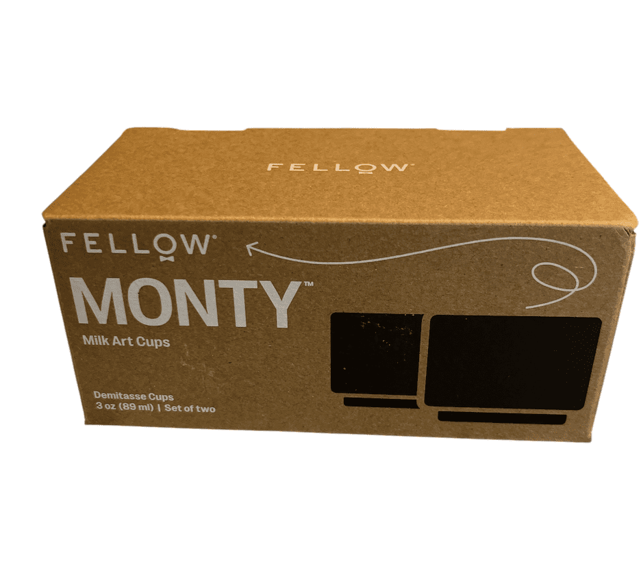 Fellow Monty Mik Art Cups, Demitasse, set of 2, black