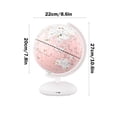 thumbnail image 2 of Interactive Globe,Intelligent AI Voice Interactive Explanation,Globes with Stand,Talking World Map for Kids,Learning & Education STEM Toys(Pink W8.6"*H10.6")Clearance from QiwagFerng, 2 of 4