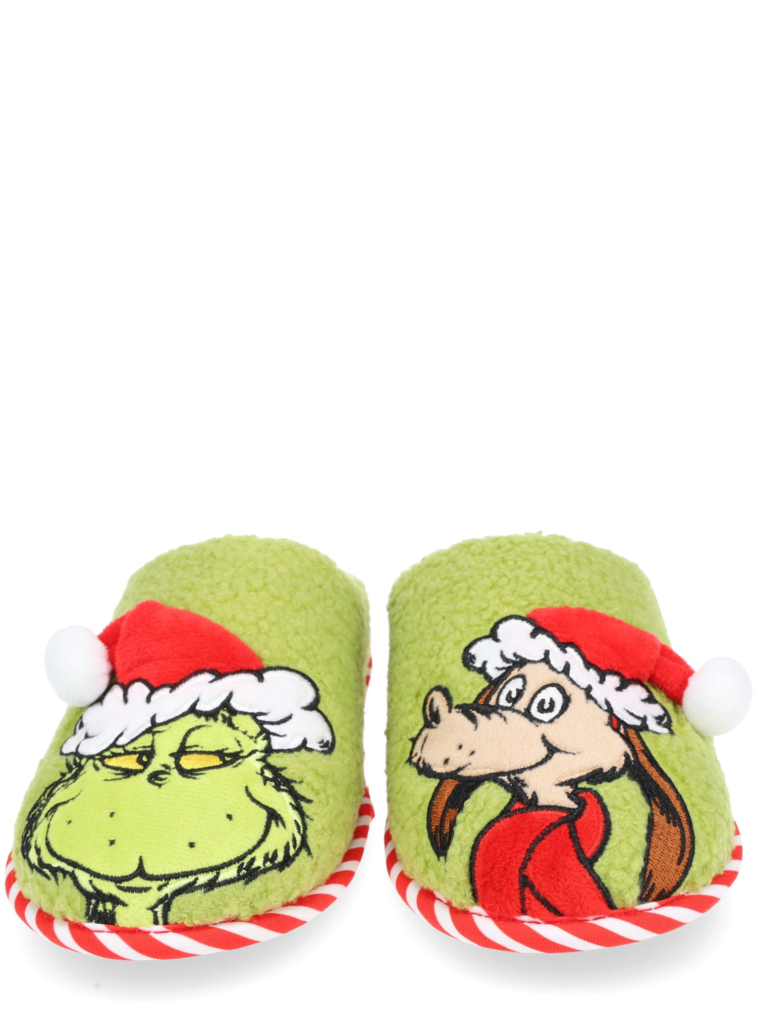 Dr. Seuss Kids Grinch Holiday Slippers