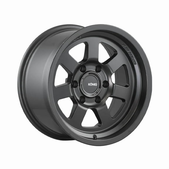 17x9 Konig HT2 Matte Black 5x127 ET-12 Wheel Rim