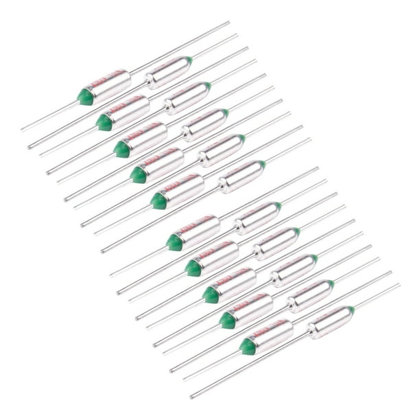 10 Pcs 250V 10A TF 120 Degree Celsius Cutoffs Thermal Fuse