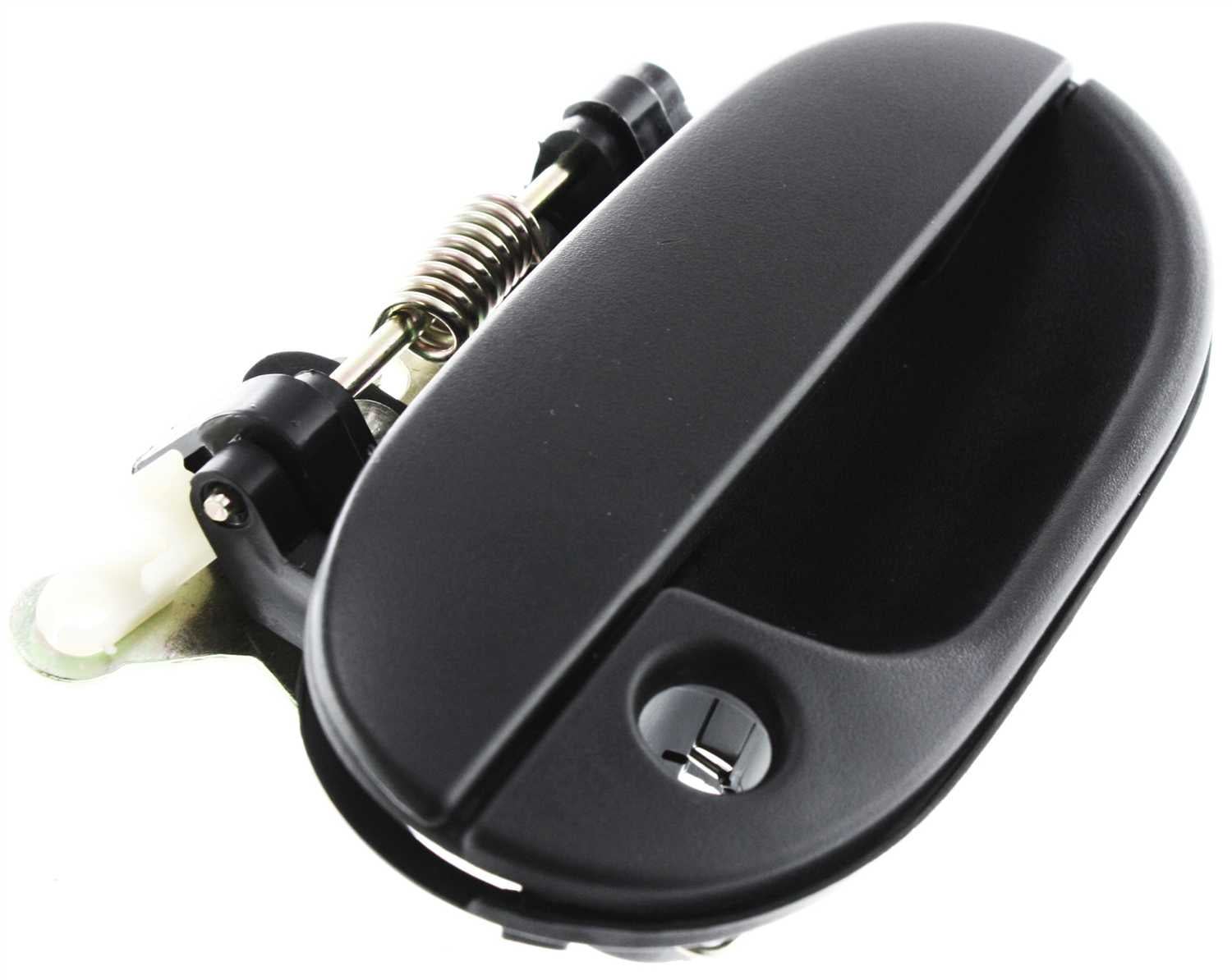 Replacement H462147 Exterior Door Handle Compatible with 1995-1997 Hyundai Accent Front, Right Passenger Textured Black