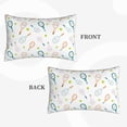 thumbnail image 2 of Daiia Cute Tennis Rackets Bedding Waterproof Pillow Protector Zippered Queen – Bed Bug Proof Pillow Encasement-14"x20", 2 of 6
