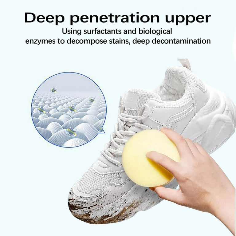 Shengxiny Shoe Cleaner 260g Clearance Shoes Household Multi-functional Cleaning Cream Water-free Scrubbing Decontamination Cleaning Cream to Yellow