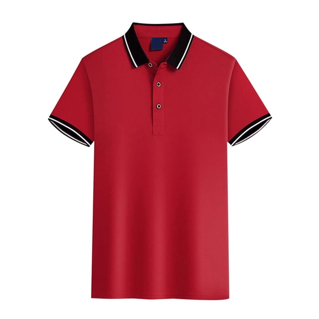 Short - Sleeve Polo Shirt - Breathable, Comfortable, Stylish with Floral Print