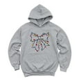 thumbnail image 4 of Christmas Light Bow Coquette - Hoodie, 4 of 6