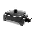 thumbnail image 1 of Sartén Eléctrica Con Tapa De Vidrio Elite Cuisine 7 Litros 120 Volts Color Negro, 1 of 2