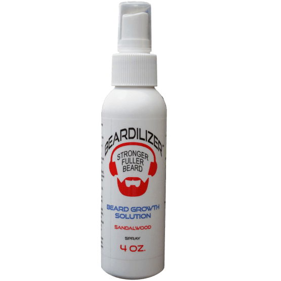 BEARDILIZER BEARD GROWTH TOPICAL SPRAY SANDALWOOD 4 OZ