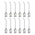 thumbnail image 1 of 12uds Dispensadoras Agujas, Calibre 18 1" Inoxidable Acero Romo Punta 45 Grados Dobladas Dispensadoras Agujas para Tinta Cartuchos, Pegamento, Jeringas, Carpintería, 1 of 5