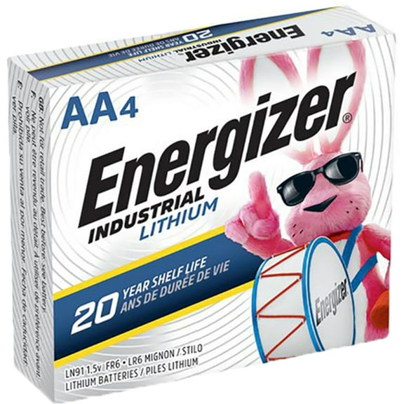 Energizer Industrial Lithium AA Battery 1.5 V 6/Box LN91BX