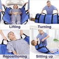 thumbnail image 3 of DYUES 48 X 40" Positioning Bed Pad with Handles,Reusable & Washable Draw Sheets for Home & Hospital Use ,for Elderly & Bed Ridden Patients, 3 of 8