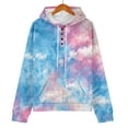 thumbnail image 6 of Bovemsi Womens Sweatshirts Tie Dye Patterned Oversized Sportswear Long Sleeved Shirt Pullover With Pockets Fall Fashion Outfits 2025 Clothes, 6 of 9