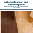 thumbnail image 4 of Paquete De 2 Espaciadores De Pared Para Sofá, Protector De Muebles Ajustable De Acrílico Transparente Para Evitar Riesgos De Incendio, Sin Instalación De Herramientas Para, 4 of 7