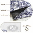 thumbnail image 6 of 3'x5' Rug for Living Room Bedroom, Purple Spring Floral Washable Area Rugs Non-Slip Carpet Mats, Watercolor Elegant Pastoral Flowers Indoor Low Pile Area Rug Runner for Kitchen, Mudroom, 6 of 8
