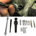 thumbnail image 1 of Glow Plug Extractor Tool, Easy Storage Glow Plug Removal Tool Steel 16pcs High Strength  for 8mm 10mm Damaged Plugs, 1 of 8