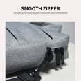 thumbnail image 4 of TFixol Laptop Storage Bag Waterproof Cloth Large Capacity Plush Lining Easy to Carry Wear - resistant Multilayer Protection Grey 14in, 4 of 6