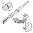 thumbnail image 4 of Unique Bargains Ring Sizer Making Tools Kit Including Ring Mandrel Circle Models Gauge Clamp Mini Hammer with Storage Bag, 4 of 6