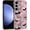 Halloween Flowers Bat Spider, variant on for Samsung Galaxy S25 Case,Dual-Layer TPU Silicone + PC Hard,Shockproof and Scratch-Resistant Phone Case The Cat with The Sunset Flowers