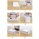 thumbnail image 4 of Wosthever Organizador de zapatos Caja de zapatos de almacenamiento apilable Contenedor de zapatos para hombres y mujeres Estante de armario transparente Almacenamiento y organización del hogar blanco Wosthever HA0968-01B, 4 of 6