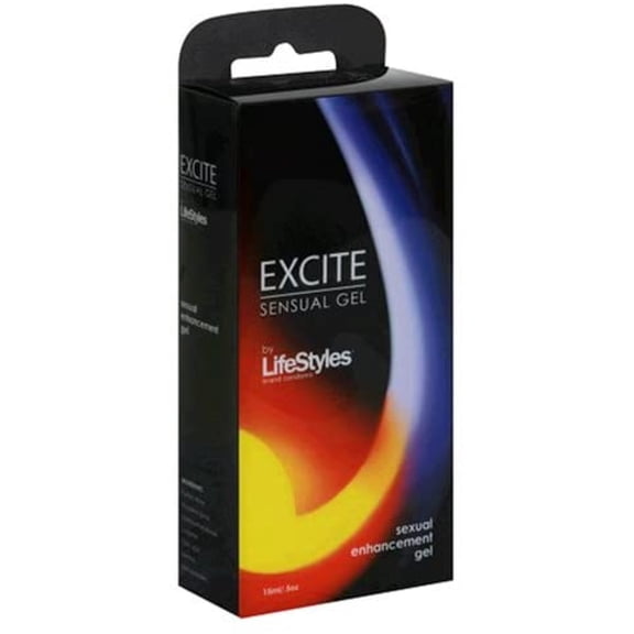LifeStyles Excite Sensual Gel, Pump Bottle, 0.5 Ounces