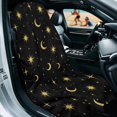 thumbnail image 2 of Kuiaobaty Universal Towel Automotive Seat Covers Sun Moon Star Print Towel Bucket Seat Covers for SUV Truck Sedan Multi-Purpose Absorbent Athletic Towels for Car Seats, 2 of 7