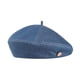 thumbnail image 3 of Boina para mujer, sombrero de pintor de moda para otoño, Azul medio, 3 of 9