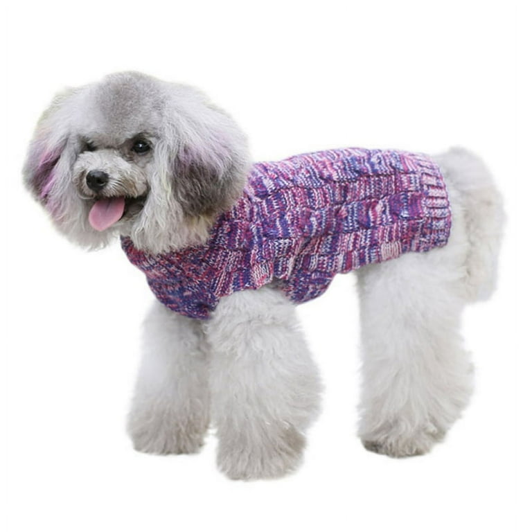Dog Sweater Warm Pet Sweater Dog Sweaters for Small Dogs Medium Dogs Cute Knitted Classic Cat Sweater Dog Clothes Coat for Girls Boys Dog Puppy Cat Walmart