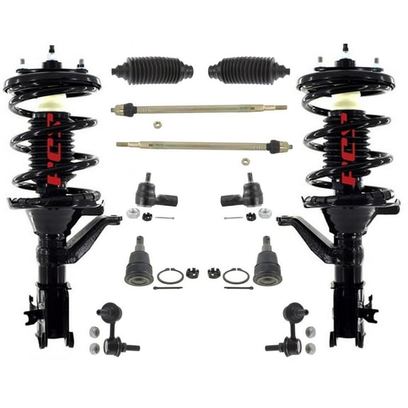 Front Coil Spring Struts Ball Joints for 02-03 Honda Civic Si Hatchback 2.0L 12p