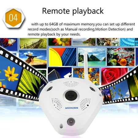 Viewing Images - Home Security Cameras HD Mega Pixel Image Electronic PTZ 360 Degree Full Range Viewing Camera