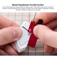 thumbnail image 3 of DIY Equidistant Parallel Scriber, Handmades Simulation Model Craft Mini Accessories Tool, Adjustable Isometric Scribing Ruler Model Carving Line Tool Easy Adjustment, 3 of 7