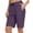 Purple Magic Heather, variant on Little Donkey Andy Women's Lightweight Breathable Hiking Shorts, Quick-Dry Golf Shorts with Zipper Pockets, Air-Holes Tech Dark Blue Heather M