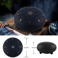 thumbnail image 4 of Rain Chime Drum - 8 Note 6 Inch Rain Drum for Outside Garden, with Bag, Music Book, Drumsticks, Mallet Holder and Finger Paddles, Waterproof Musical Rain Drum for Garden (Navy Blue), 4 of 14