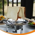 thumbnail image 2 of Folding Camp Stove Toaster, Stainless Steel 4 Slice Propane Bread Toaster, Portable Backpacking Outdoor Toaster Rack Holder for Camping Fishing Hiking, 2 of 5