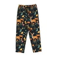 thumbnail image 4 of Naloa Forest Elf Print Women’s Ultra-Soft Comfy Pajama Lounge Pants with Pockets & Drawstring, 4 of 8
